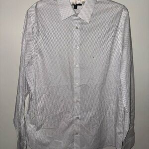 Express White Dress Shirt Classic Button-Down